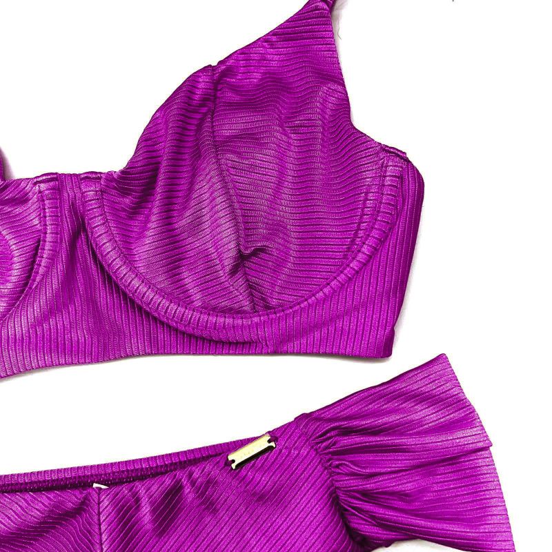Top Confy Fucsia Canelado Antigo