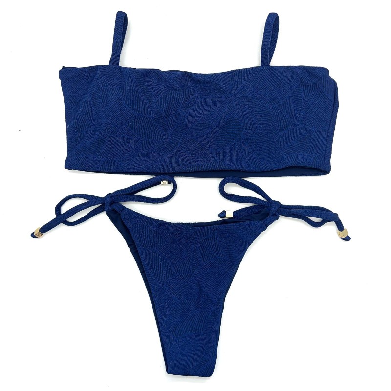 Conjunto Faixa Azul Egípcio Texturizado