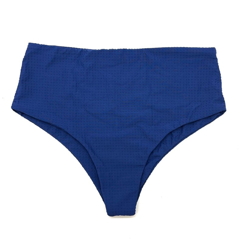 Calcinha Hot Pants Confort Azul Marinho Dots