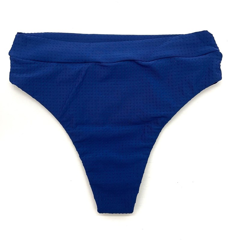 Calcinha Hot Pants Tradicional Azul Marinho Dots