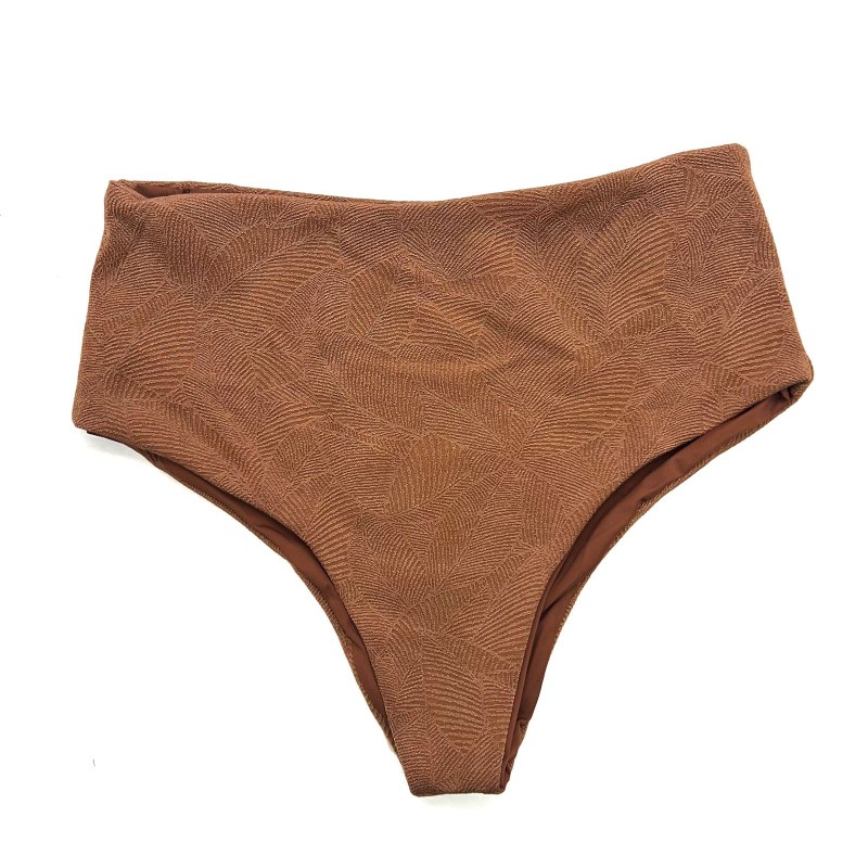 Calcinha Hot Pants Confort Capuccino Texturizado