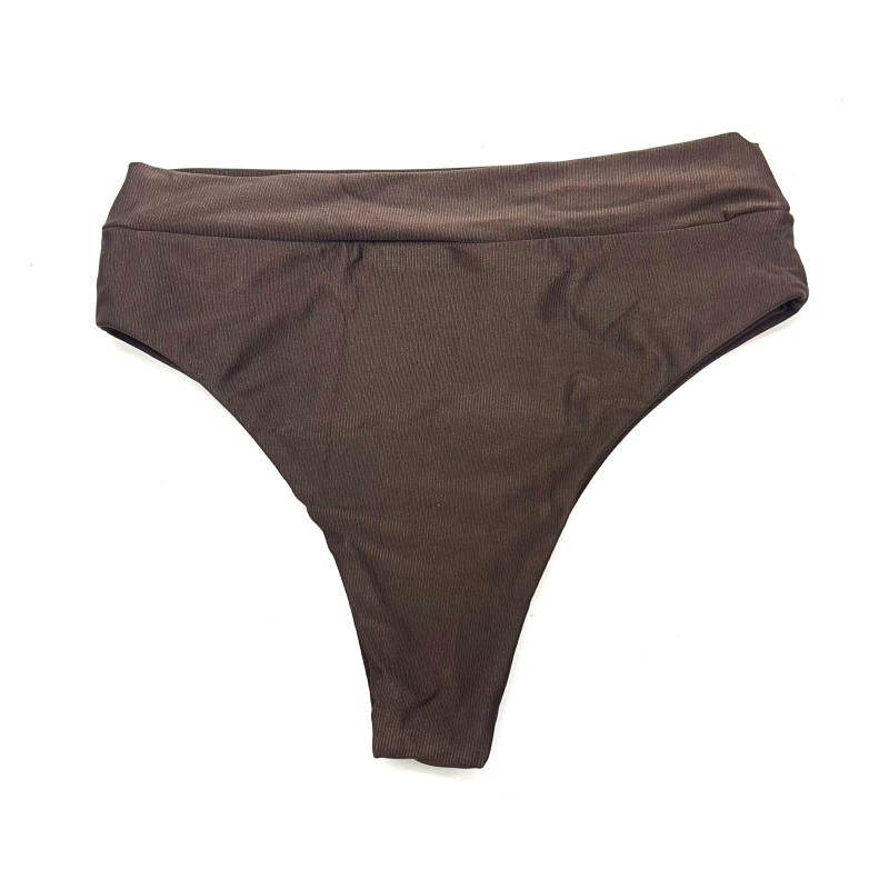 Calcinha Hot Pants Tradicional Marrom Café Canelado