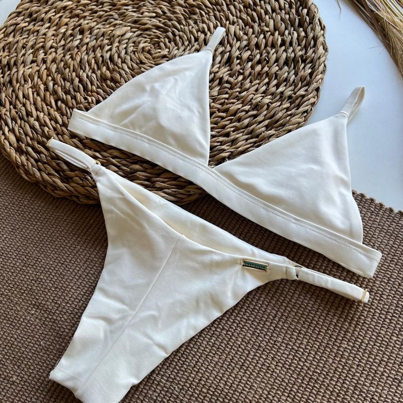 Conjunto Fixo Off White Liso