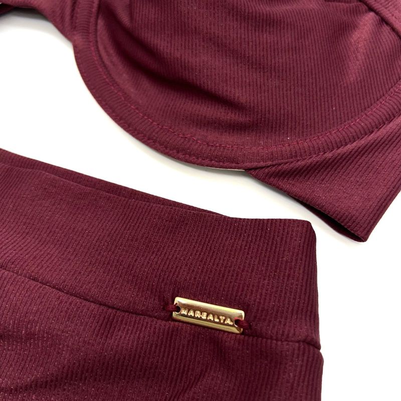 Conjunto Retrô Berry Canelado