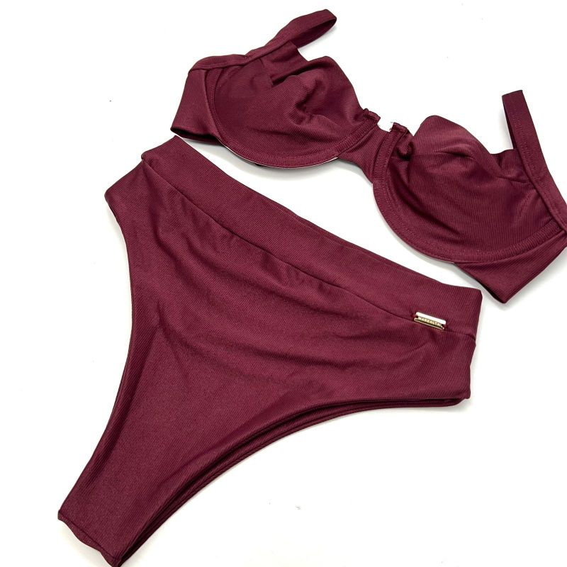 Conjunto Retrô Berry Canelado