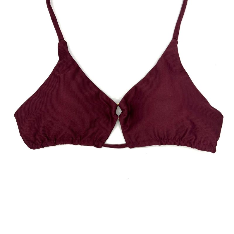 Top Tiras Berry Canelado