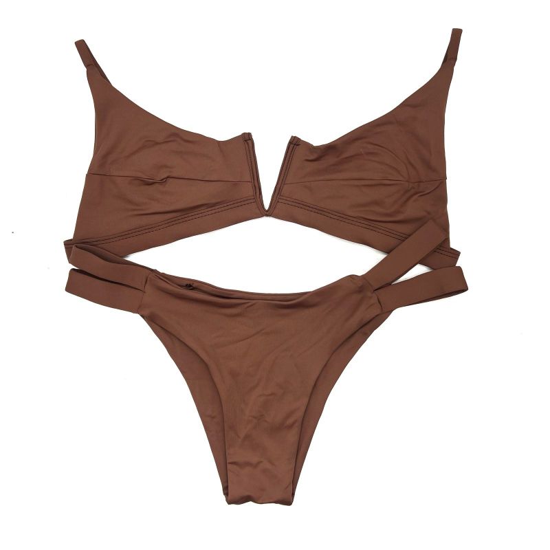 Conjunto Maldivas Marrom Chocolate