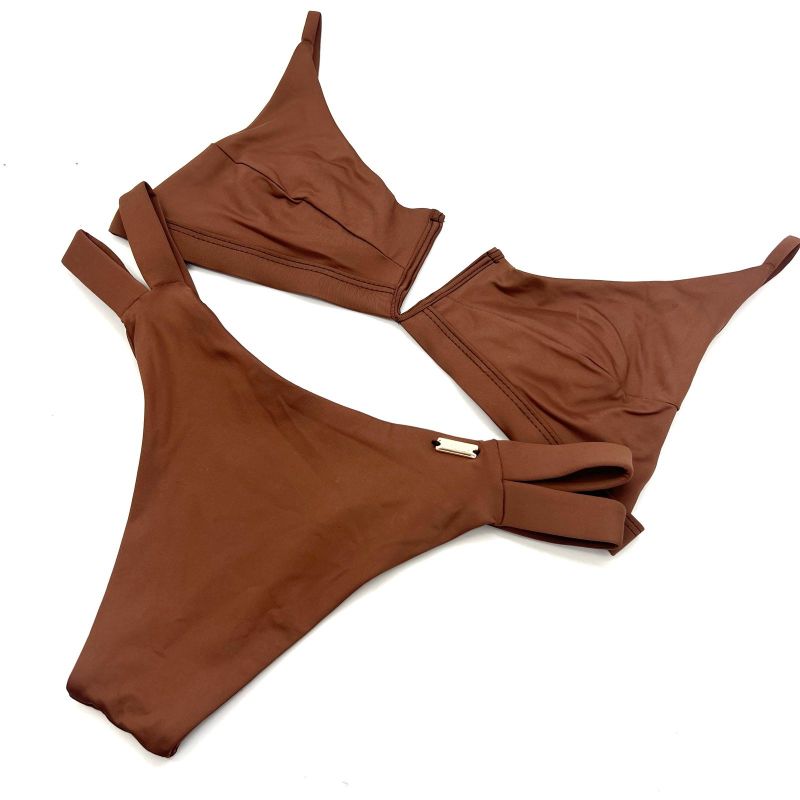 Conjunto Maldivas Marrom Chocolate