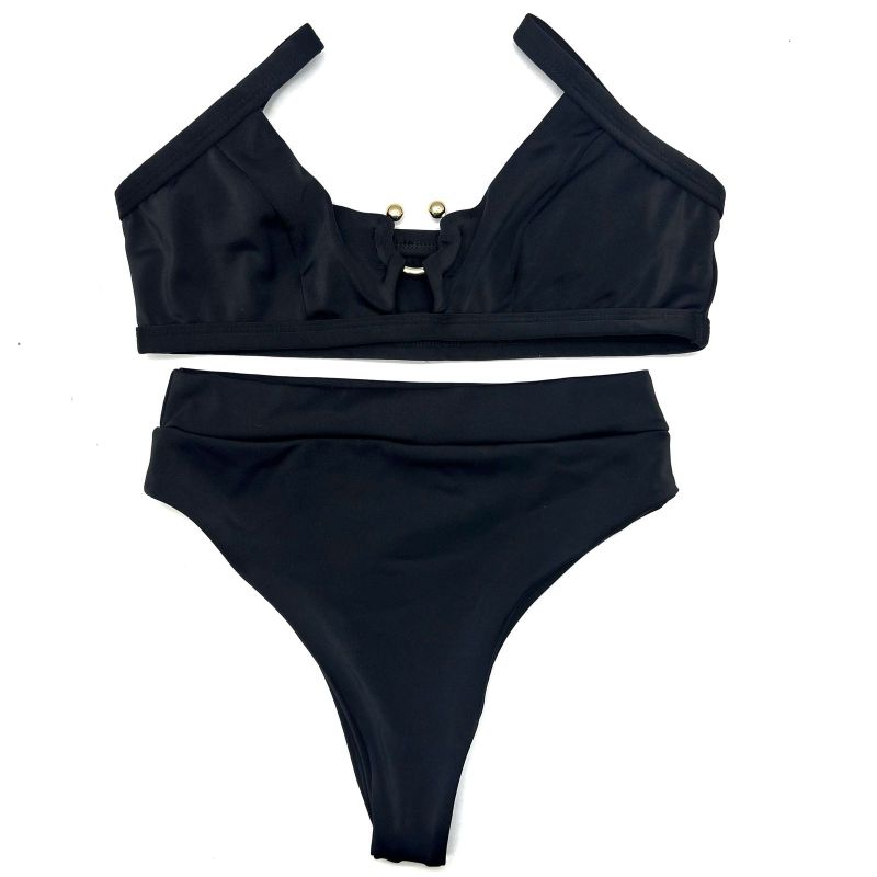 Conjunto Santorini Preto Liso