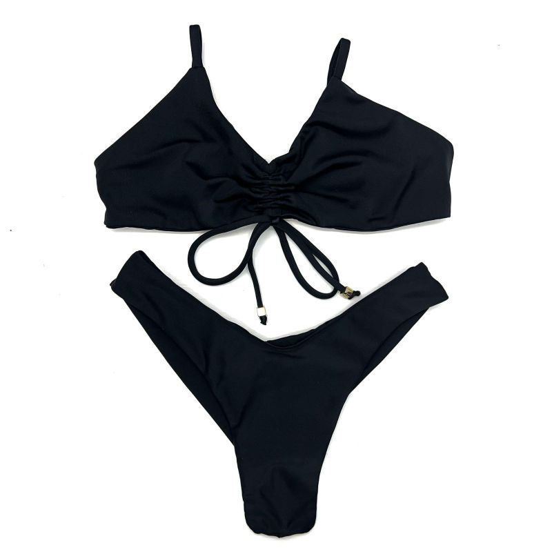 Conjunto Cancun Preto Liso