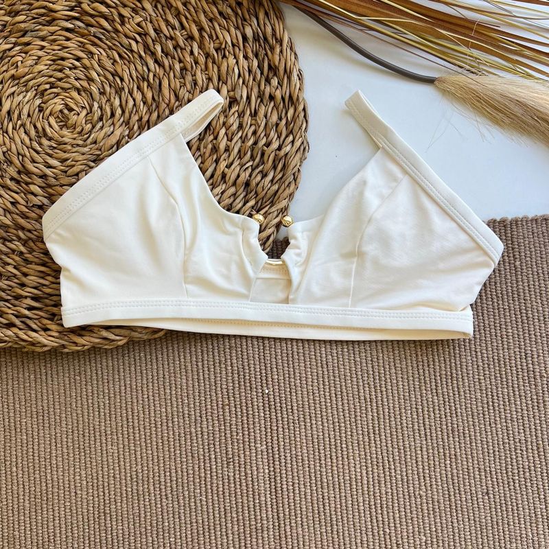 Top Santorini Off White Liso