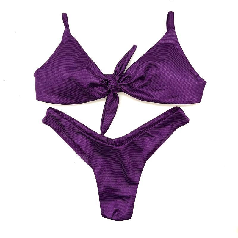 Conjunto Laço Uva Canelado