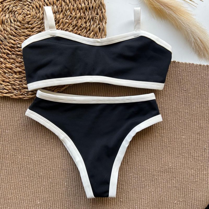 Conjunto Mônaco Duo / Preto e Off White