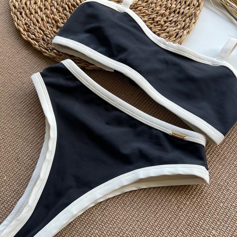Conjunto Mônaco Duo / Preto e Off White