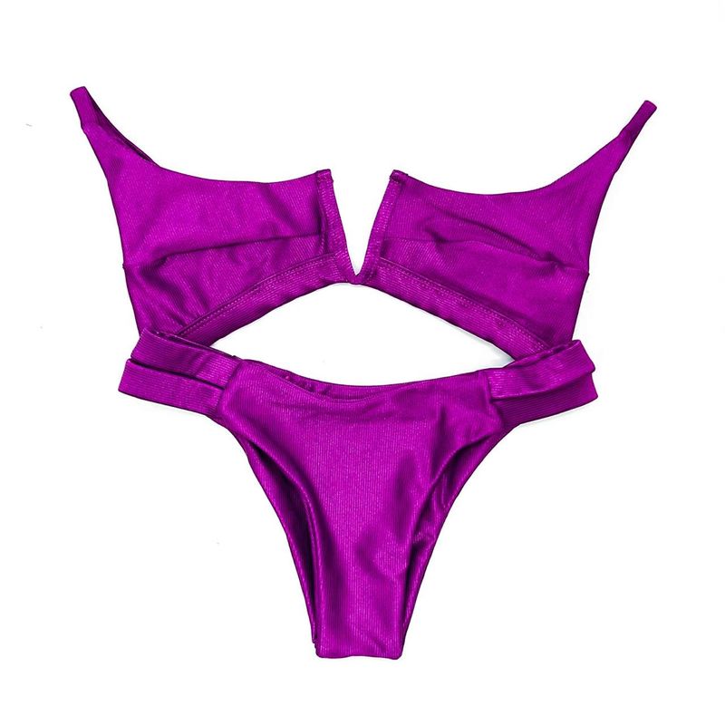 Conjunto Maldivas Fucsia Canelado