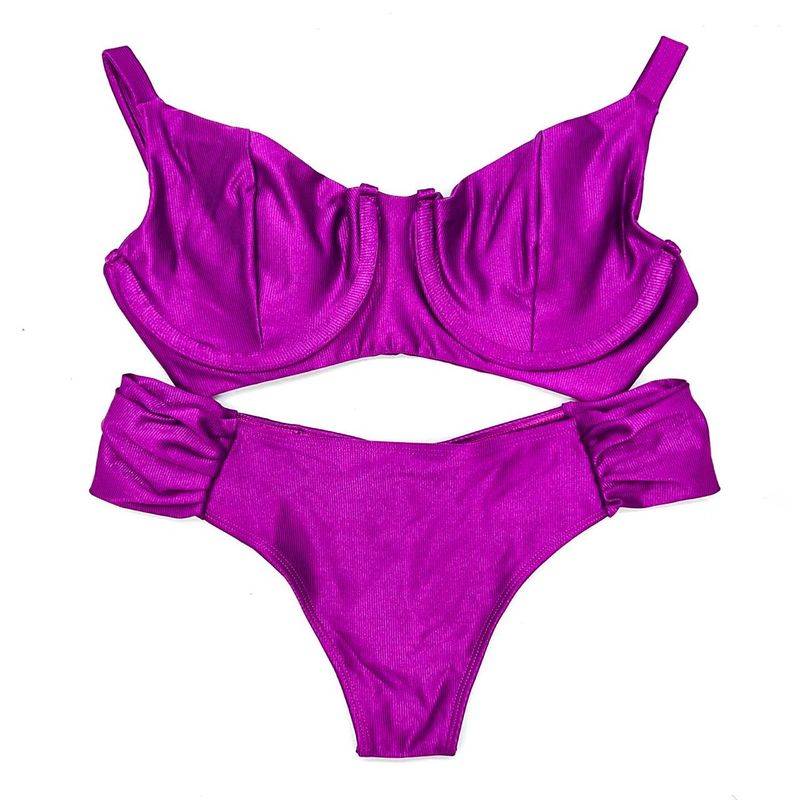 Conjunto Confy Fucsia Canelado