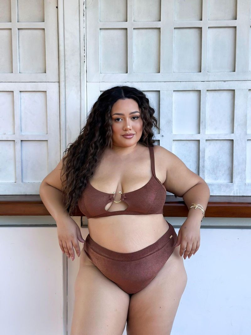 Conjunto Santorini Fucsia Canelado