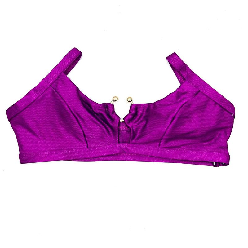 Top Santorini Fucsia Canelado