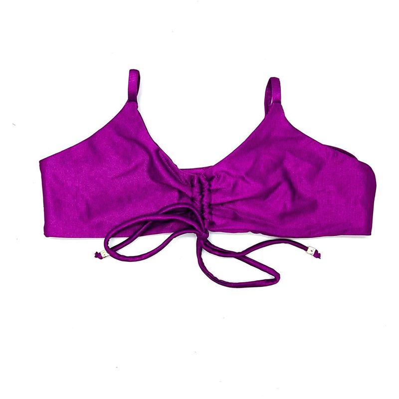 Top Cancun Fucsia Canelado