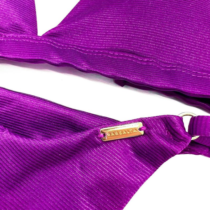 Calcinha Fixa Fucsia Canelado