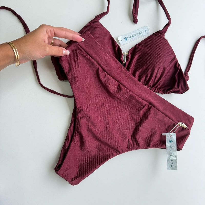 (G e GG) Berry Canelado - Top tiras G | Hot Pants Tradicional GG