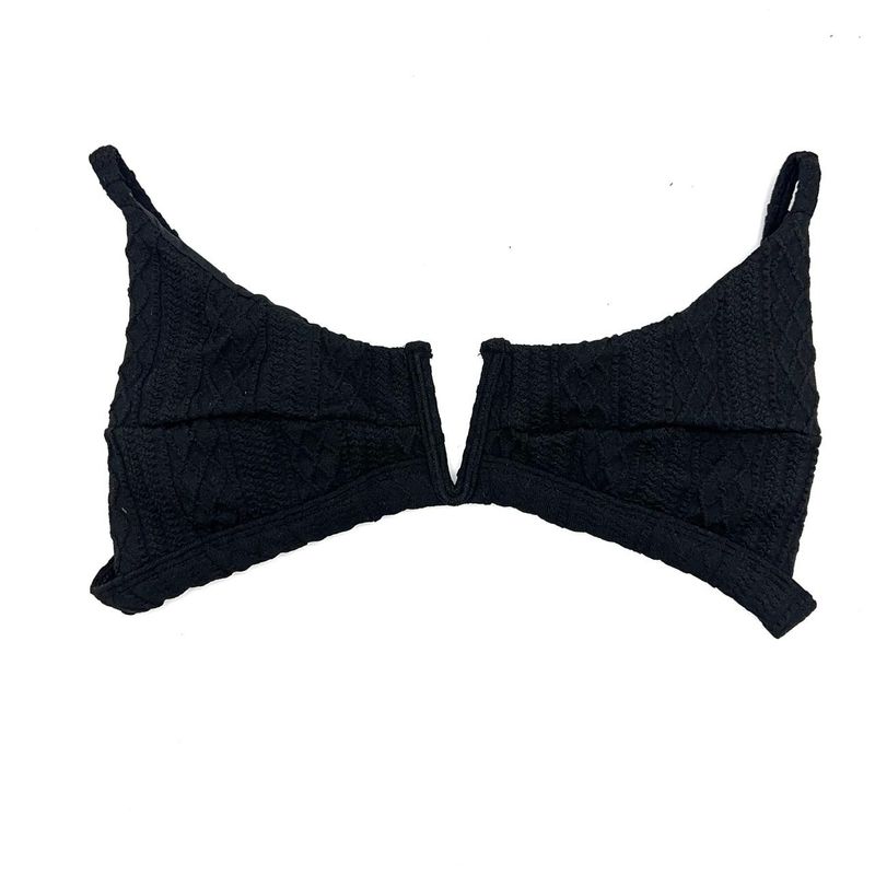Top Maldivas Crochete All Black