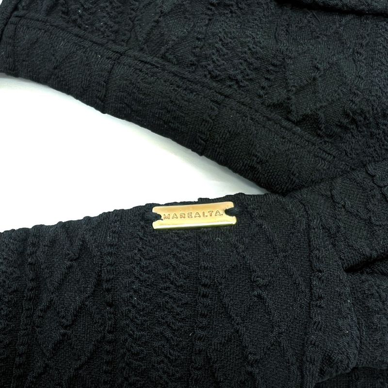 Top Maldivas Crochete All Black