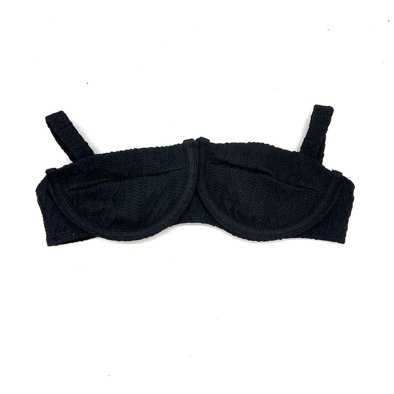 Top Bahamas Crochete All Black