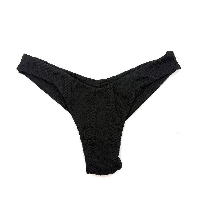 Calcinha Asa Delta Crochete All Black