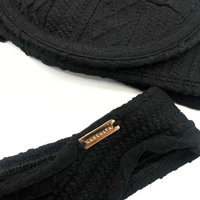 Calcinha Asa Delta Bahamas Crochete All Black