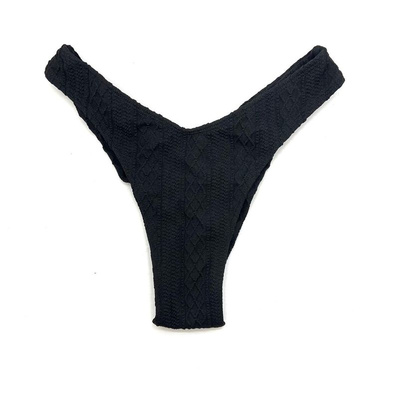 Calcinha Asa Delta Bahamas Crochete All Black