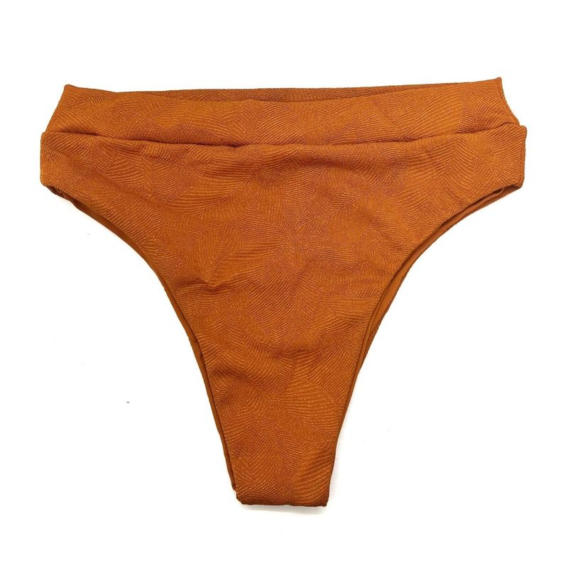 Calcinha Hot Pants Tradicional Terracota Texturizado
