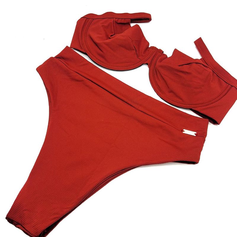 Calcinha Hot Pants Tradicional Vermelho Dots