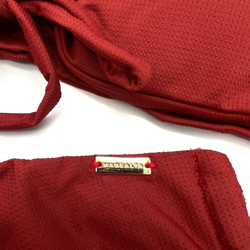 Calcinha Asa Delta Tiras Vermelho Dots