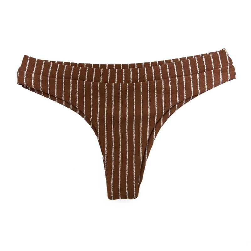 Calcinha Hawaii Caramelo Listrado