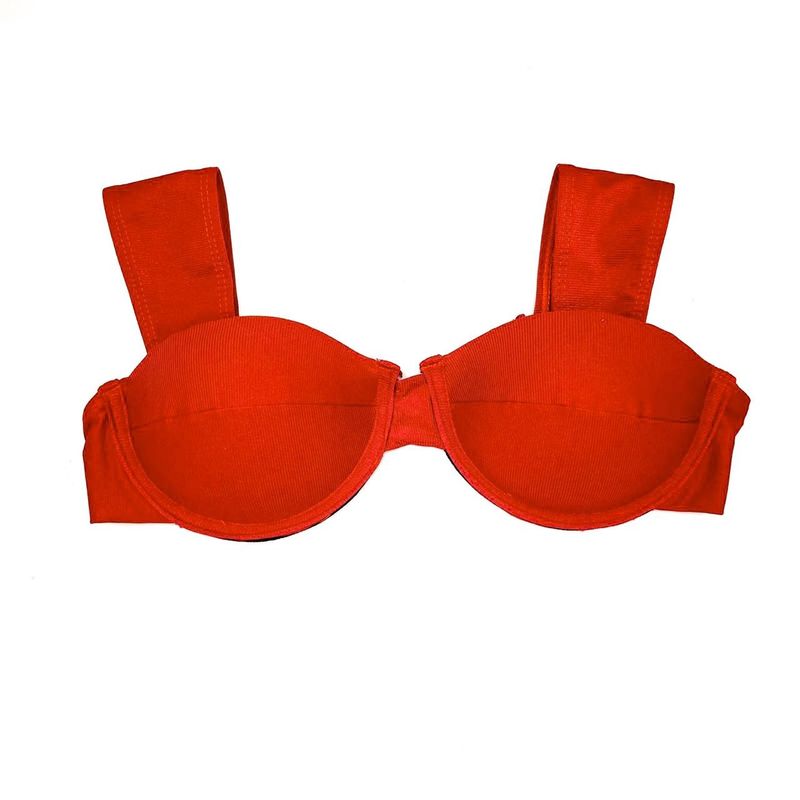 Top Concha Laranja Canelado