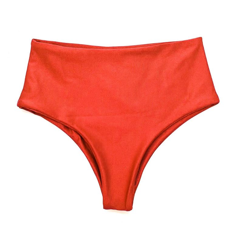 Calcinha Hot Pants Confort Laranja Canelado