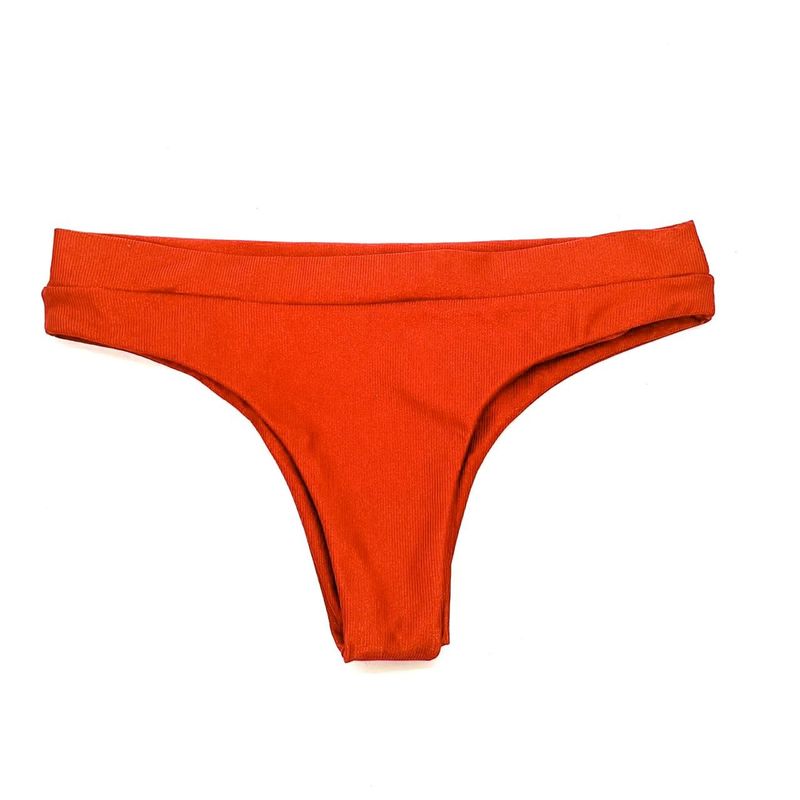 Calcinha Hawaii Laranja Canelado
