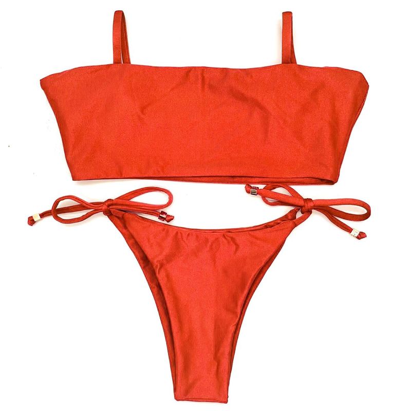 Conjunto Faixa Laranja Canelado