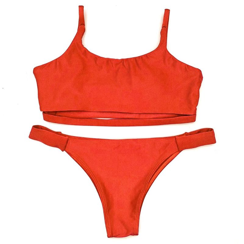 Conjunto Ousadia Laranja Canelado