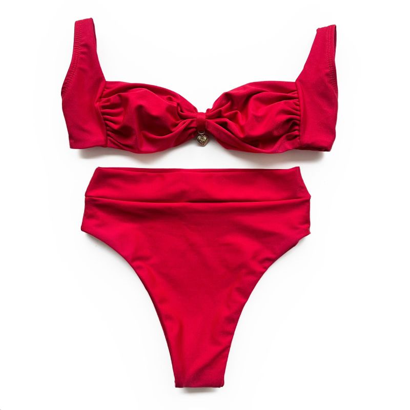 Conjunto Marrocos Vermelho Canelado
