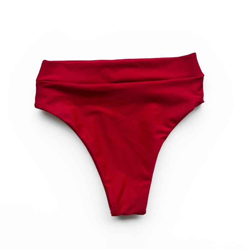 Calcinha Hot Pants Tradicional Vermelho Canelado