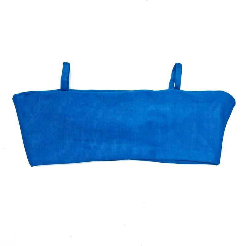 Top Faixa Azul Atlântico Canelado