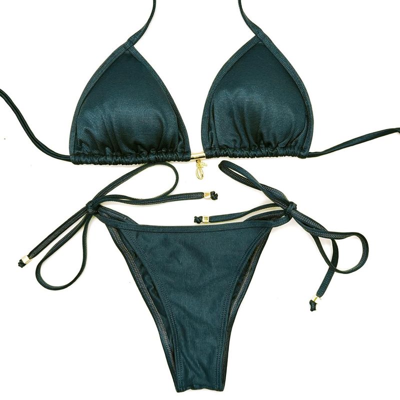 Conjunto Cortininha Floresta Canelado