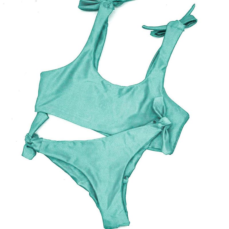 Conjunto Dubai Verde Candy Canelado