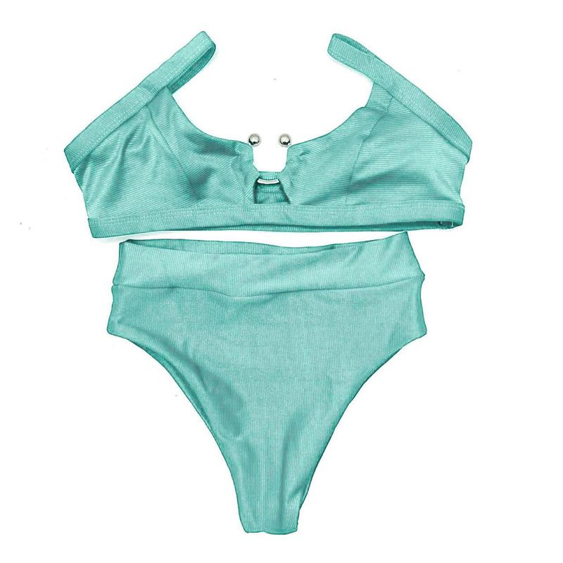 Conjunto Santorini Verde Candy Canelado