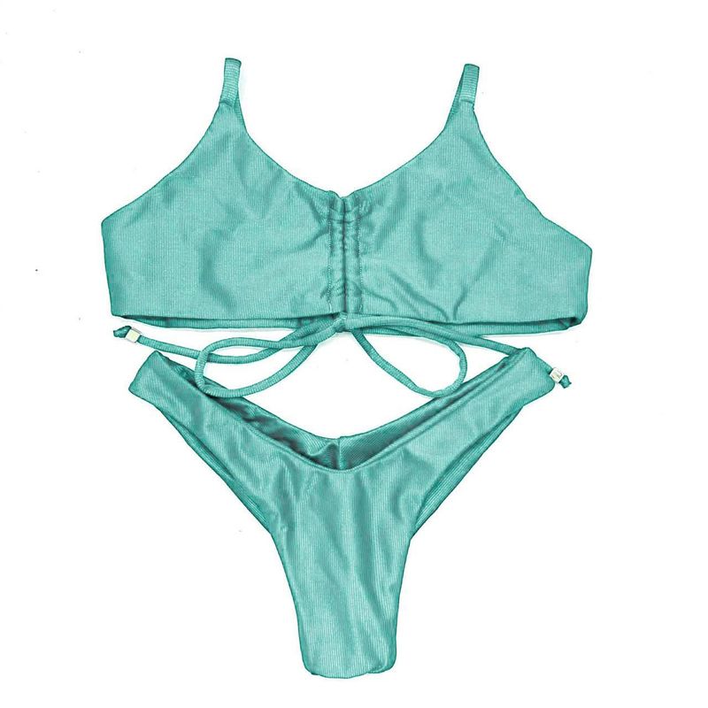 Conjunto Cancun Verde Candy Canelado