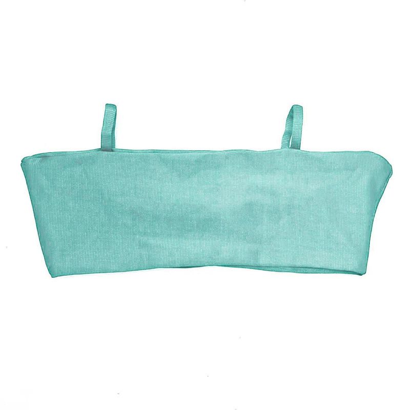 Top Faixa Verde Candy Canelado