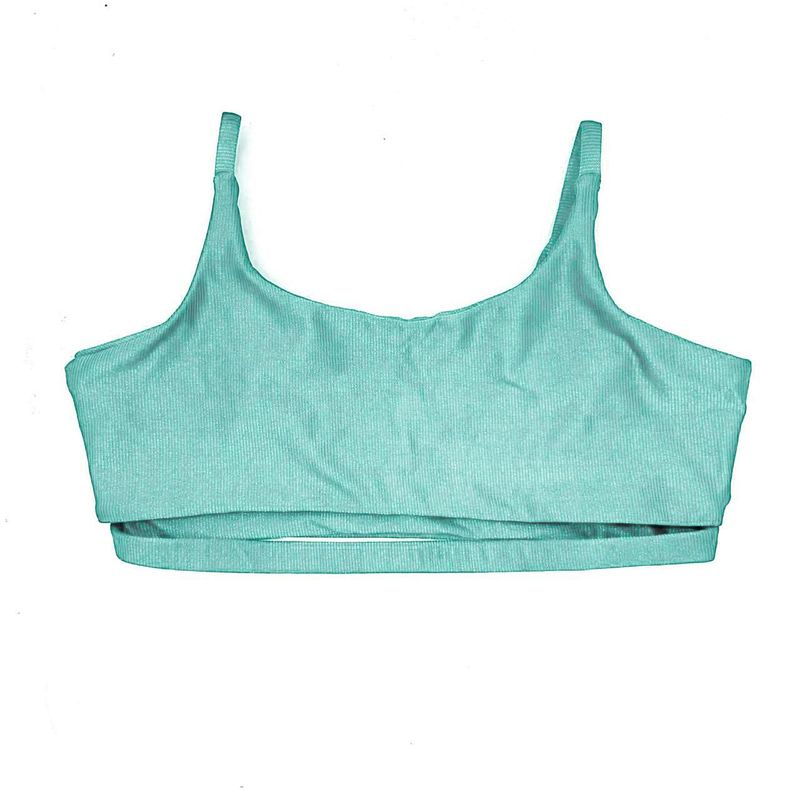 Top Ousadia Verde Candy Canelado