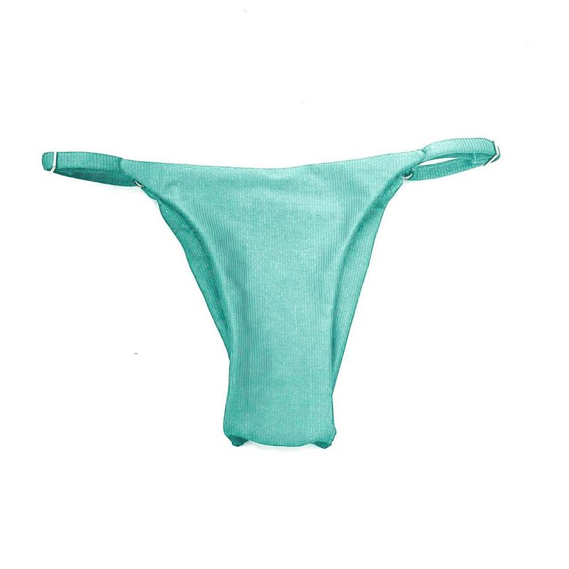 Calcinha Fixa Verde Candy Canelado